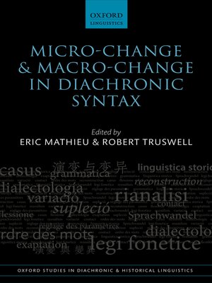 cover image of Micro-change and Macro-change in Diachronic Syntax